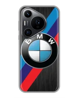 Чехол для Huawei Pura 70 PRO с картинкой «BMW M-stripes стиль»