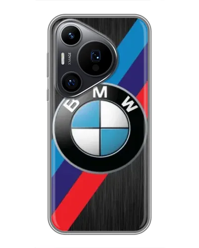 Чехол для Huawei Pura 70 PRO с картинкой «BMW M-stripes стиль»