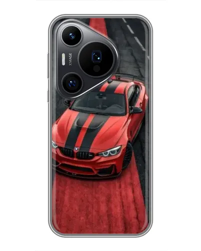Чехол для Huawei Pura 70 PRO с картинкой «BMW на красной дорожке»