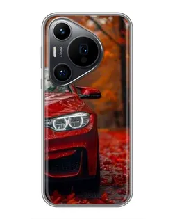 Чехол для Huawei Pura 70 PRO с картинкой «Осенняя BMW M4»