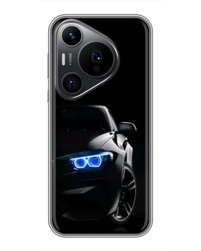 Чехол для Huawei Pura 70 PRO с картинкой «BMW — ночной взгляд» Чехол для Huawei Pura 70 PRO с картинкой «BMW — ночной взгляд»
