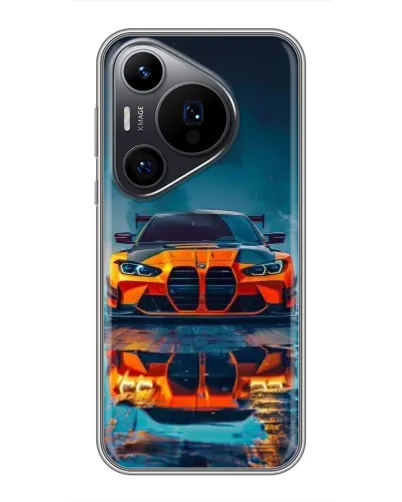 Чехол для Huawei Pura 70 PRO с картинкой «BMW — золотая эмблема» Чехол для Huawei Pura 70 PRO с картинкой «BMW — золотая эмблема»