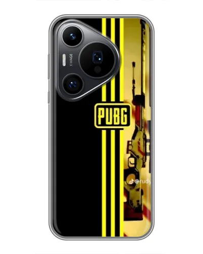 Чехол для Huawei Pura 70 PRO с картинкой «PUBG — камуфляжный шлем»