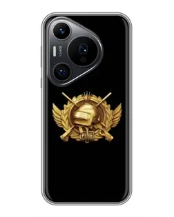 Чехол для Huawei Pura 70 PRO с картинкой «PUBG — оранжевый градиент» Чехол для Huawei Pura 70 PRO с картинкой «PUBG — оранжевый градиент»