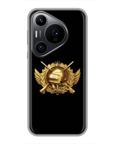 Чехол для Huawei Pura 70 PRO с картинкой «PUBG — оранжевый градиент»