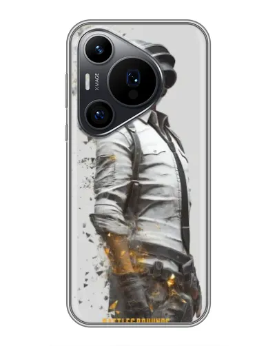 Чехол для Huawei Pura 70 PRO с картинкой «PUBG — боец в пыли»