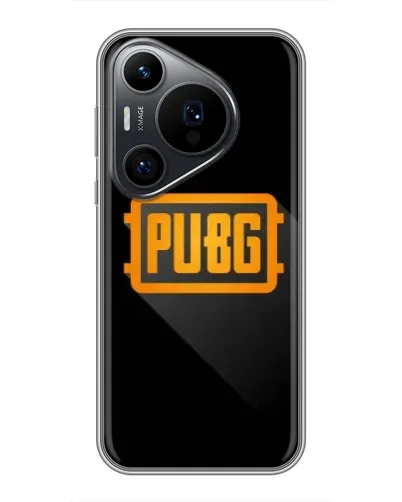 Чехол для Huawei Pura 70 PRO с картинкой «PUBG — рамка лого»