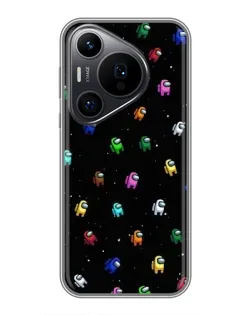 Чехол для Huawei Pura 70 PRO с картинкой «Экипаж Among Us»