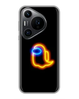 Чехол для Huawei Pura 70 PRO с картинкой «Among Us неоновое сияние»