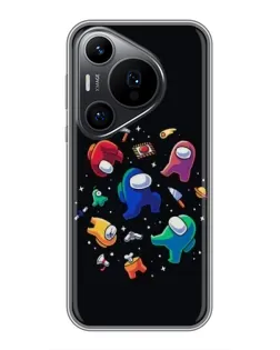 Чехол для Huawei Pura 70 PRO с картинкой «Among Us космос»