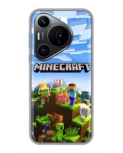 Чехол для Huawei Pura 70 PRO с картинкой «Minecraft классический мир» Чехол для Huawei Pura 70 PRO с картинкой «Minecraft классический мир»