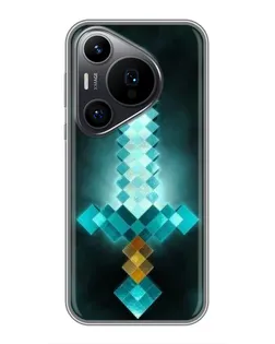Чехол для Huawei Pura 70 PRO с картинкой «Алмазный меч неон» Чехол для Huawei Pura 70 PRO с картинкой «Алмазный меч неон»