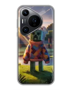 Чехол для Huawei Pura 70 PRO с картинкой «Крипер в свитере» Чехол для Huawei Pura 70 PRO с картинкой «Крипер в свитере»