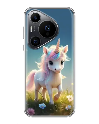 Чехол для Huawei Pura 70 PRO с картинкой «Единорог на поляне» Чехол для Huawei Pura 70 PRO с картинкой «Единорог на поляне»