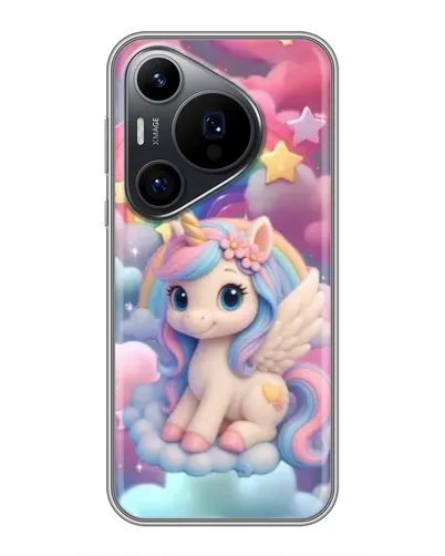 Чехол для Huawei Pura 70 PRO с картинкой «Маленький единорог» Чехол для Huawei Pura 70 PRO с картинкой «Маленький единорог»