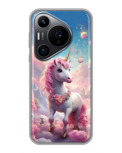 Чехол для Huawei Pura 70 PRO с картинкой «Единорог среди облаков» Чехол для Huawei Pura 70 PRO с картинкой «Единорог среди облаков»