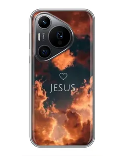 Чехол для Huawei Pura 70 PRO с картинкой «Сияние Имени Jesus»
