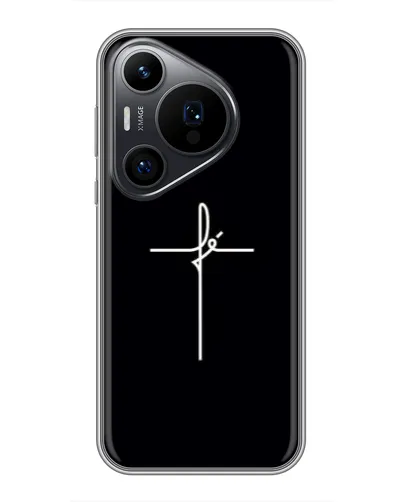 Чехол для Huawei Pura 70 PRO с картинкой «Тонкий крест» Чехол для Huawei Pura 70 PRO с картинкой «Тонкий крест»
