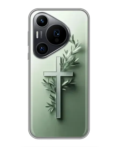 Чохол для Huawei Pura 70 PRO з картинкою «Оливкова гілка» Чохол для Huawei Pura 70 PRO з картинкою «Оливкова гілка»