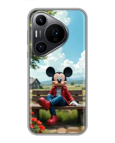 Чехол для Huawei Pura 70 PRO с картинкой «Микки на скамейке» Чехол для Huawei Pura 70 PRO с картинкой «Микки на скамейке»