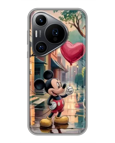 Чехол для Huawei Pura 70 PRO с картинкой «Микки и шарик-сердце» Чехол для Huawei Pura 70 PRO с картинкой «Микки и шарик-сердце»