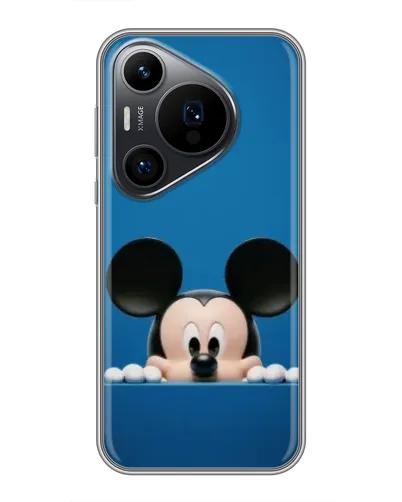 Чехол для Huawei Pura 70 PRO с картинкой «Микки выглядывает» Чехол для Huawei Pura 70 PRO с картинкой «Микки выглядывает»