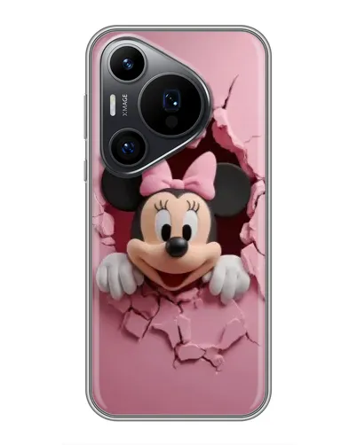 Чехол для Huawei Pura 70 PRO с картинкой «Минни сквозь стену» Чехол для Huawei Pura 70 PRO с картинкой «Минни сквозь стену»
