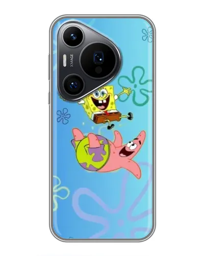 Чехол для Huawei Pura 70 PRO с картинкой «Спанч Боб и Патрик» Чехол для Huawei Pura 70 PRO с картинкой «Спанч Боб и Патрик»