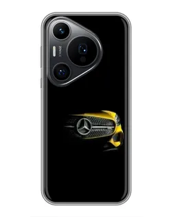 Чехол для Huawei Pura 70 PRO с картинкой «Mercedes — ретро стиль»