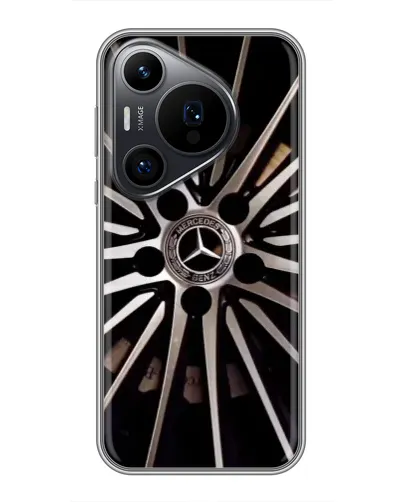 Чехол для Huawei Pura 70 PRO с картинкой «Диск Mercedes»