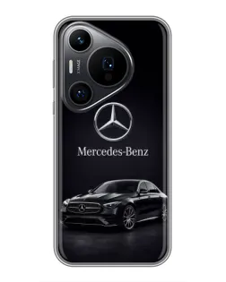 Чехол для Huawei Pura 70 PRO с картинкой «Mercedes — решетка радиатора»
