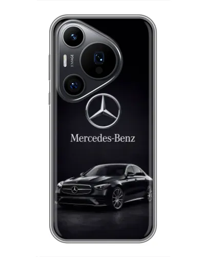 Чехол для Huawei Pura 70 PRO с картинкой «Mercedes — решетка радиатора»