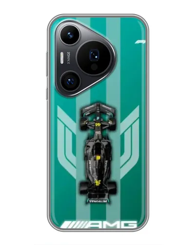 Чехол для Huawei Pura 70 PRO с картинкой «Mercedes AMG Petronas»