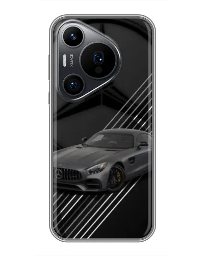Чехол для Huawei Pura 70 PRO с картинкой «Mercedes AMG — графика»