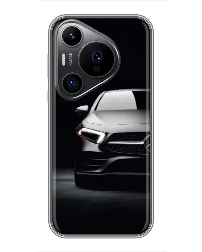Чехол для Huawei Pura 70 PRO с картинкой «Свет фар Mercedes»