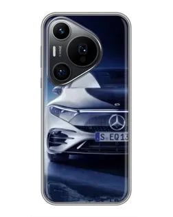 Чехол для Huawei Pura 70 PRO с картинкой «Mercedes EQ — будущее»