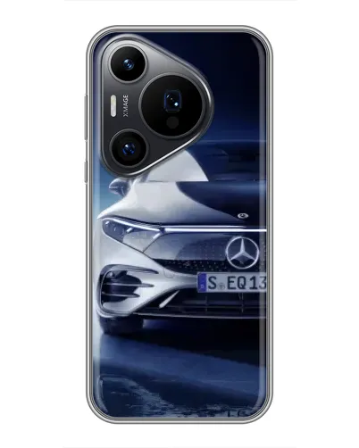 Чехол для Huawei Pura 70 PRO с картинкой «Mercedes EQ — будущее»