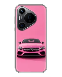 Чехол для Huawei Pura 70 PRO с картинкой «Розовый Mercedes AMG» Чехол для Huawei Pura 70 PRO с картинкой «Розовый Mercedes AMG»