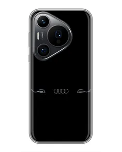 Чохол для Huawei Pura 70 PRO з картинкою «Audi — світловий підпис» Чохол для Huawei Pura 70 PRO з картинкою «Audi — світловий підпис»