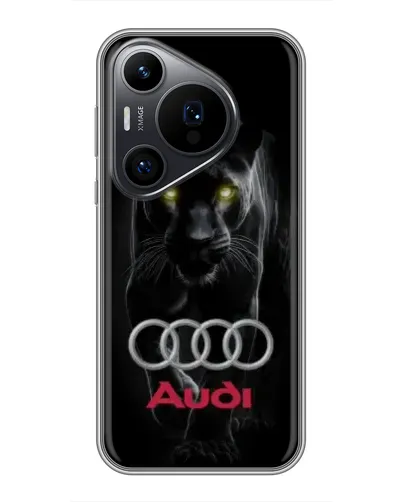 Чехол для Huawei Pura 70 PRO с картинкой «Пантера и Audi»