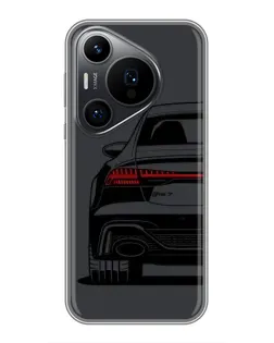 Чехол для Huawei Pura 70 PRO с картинкой «Задняя часть Audi — арт»