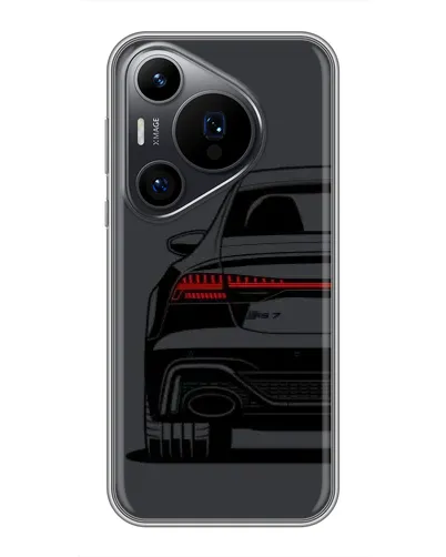 Чехол для Huawei Pura 70 PRO с картинкой «Задняя часть Audi — арт»