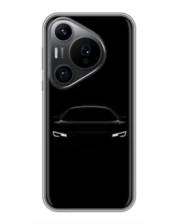 Чехол для Huawei Pura 70 PRO с картинкой «Взгляд Audi в темноте»