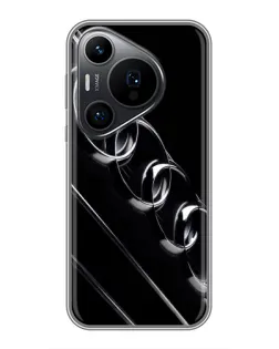 Чехол для Huawei Pura 70 PRO с картинкой «Audi — абстрактные кольца»