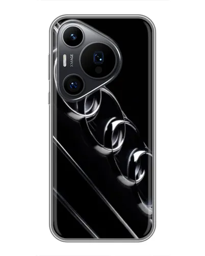 Чехол для Huawei Pura 70 PRO с картинкой «Audi — абстрактные кольца»