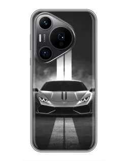 Чехол для Huawei Pura 70 PRO с картинкой «Lamborghini симметрия дорог» Чехол для Huawei Pura 70 PRO с картинкой «Lamborghini симметрия дорог»