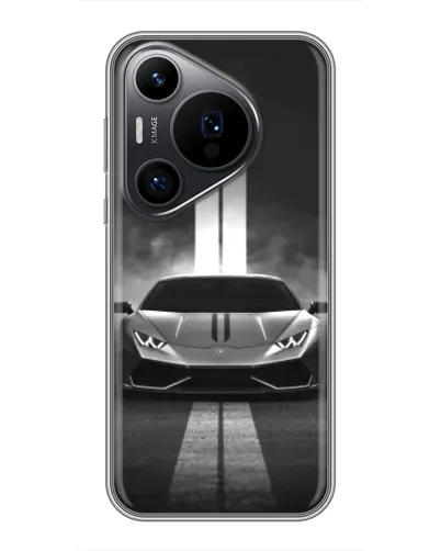 Чехол для Huawei Pura 70 PRO с картинкой «Lamborghini симметрия дорог» Чехол для Huawei Pura 70 PRO с картинкой «Lamborghini симметрия дорог»