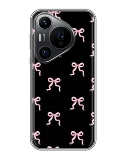 Чехол для Huawei Pura 70 PRO с картинкой «Бант-цветок»