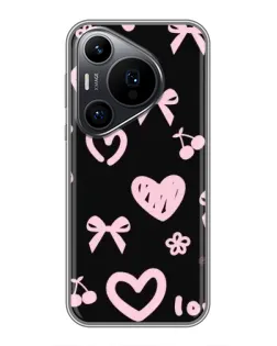 Чехол для Huawei Pura 70 PRO с картинкой «Сатиновый бант»