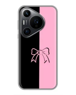 Чехол для Huawei Pura 70 PRO с картинкой «Половинки банта»